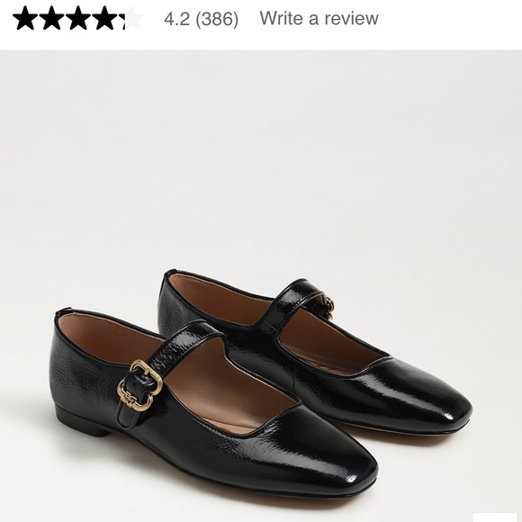 Sam Edelman Michaela Black Patent Leather Mary Jane’s Size 7 - Picture 7 of 7